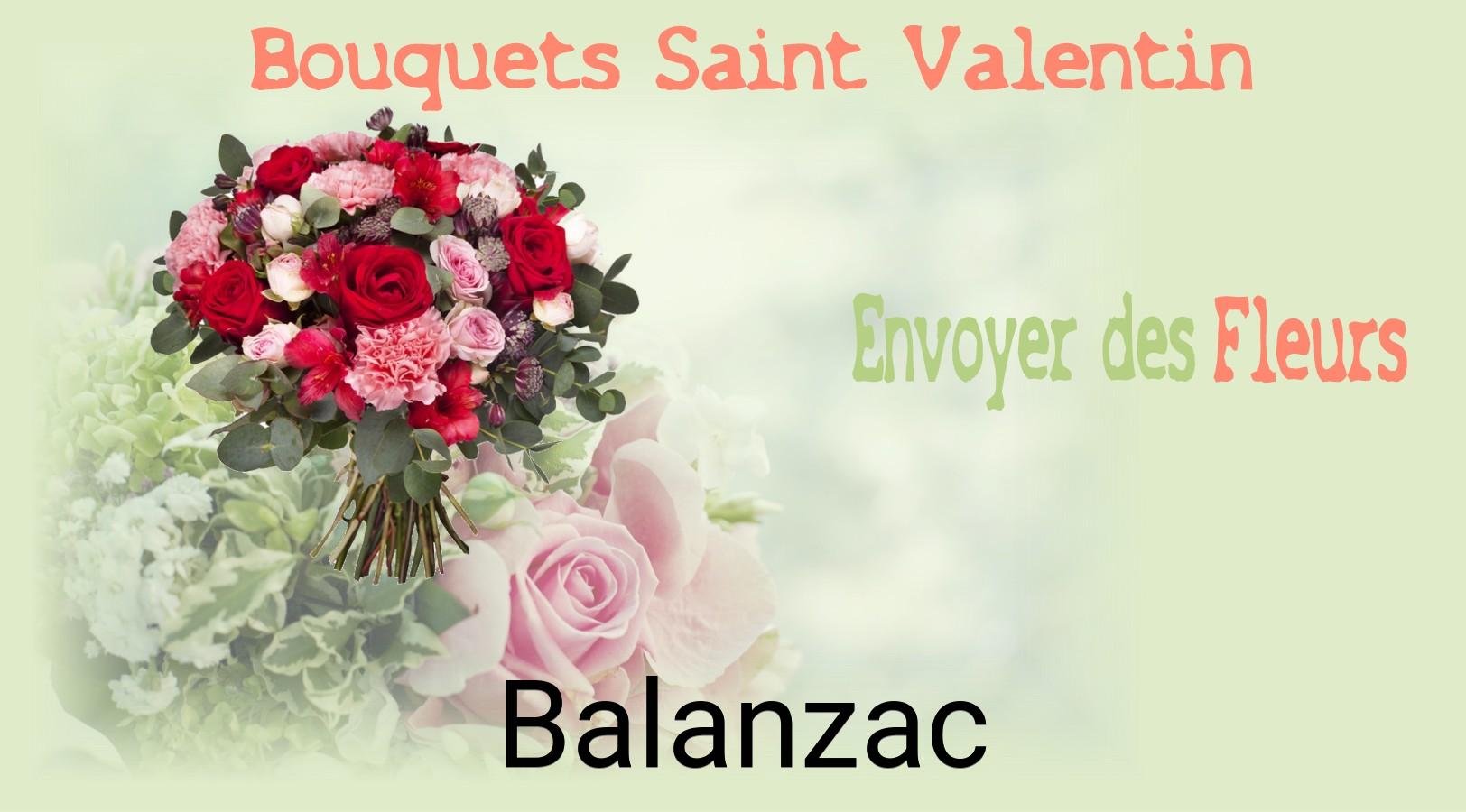 Roses de Saint-Valentin livrées à Balanzac